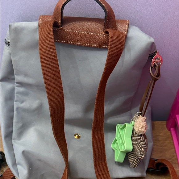 Longchamp Men's Backpack in Gray - Picture 2 of 4